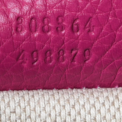 Gucci Cellarius Calfskin Small Soho Disco Bag Bright Bouganville 9 of 10