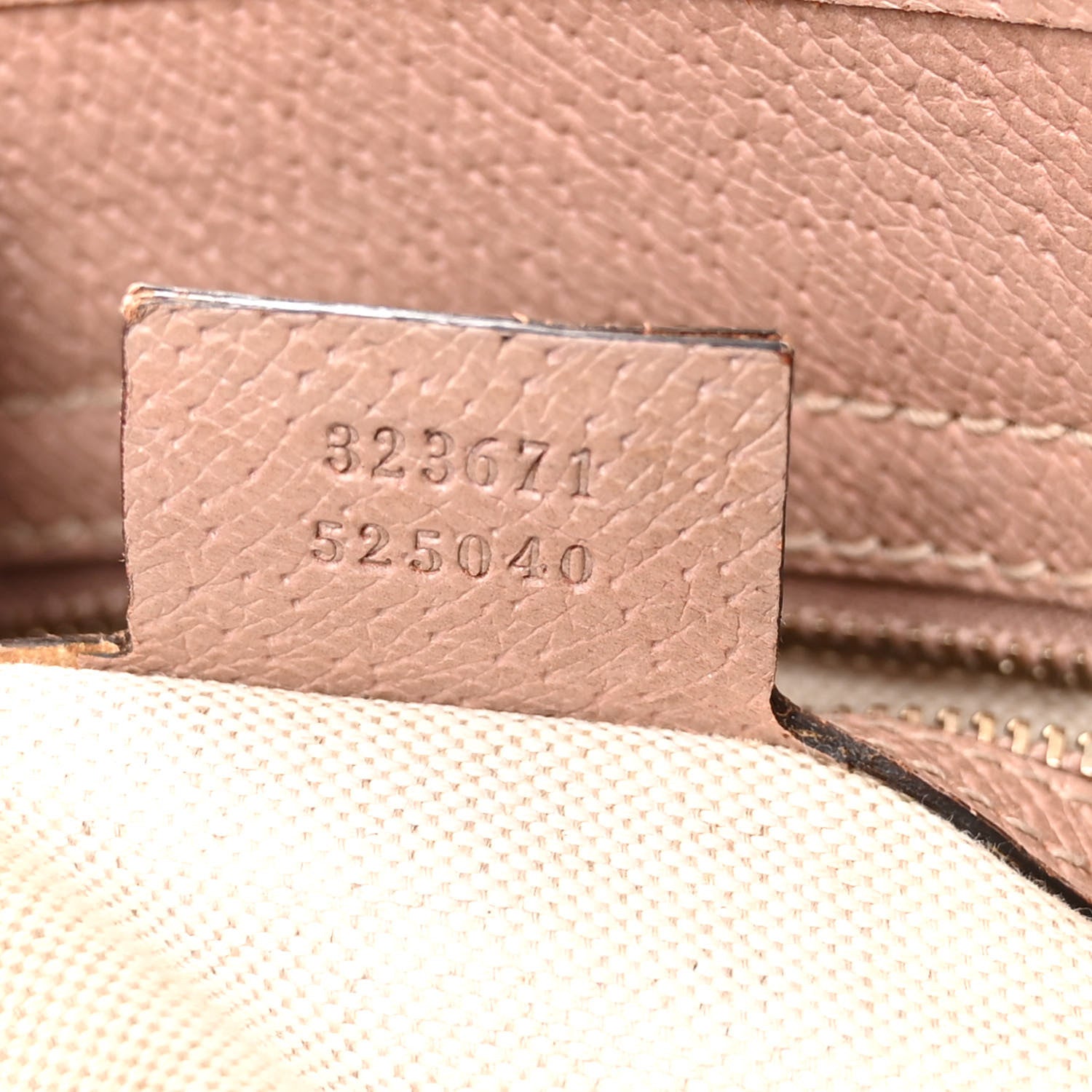 Gucci Monogram Medium Bree Zippered Tote Beige Dark Cipria 7 of 19