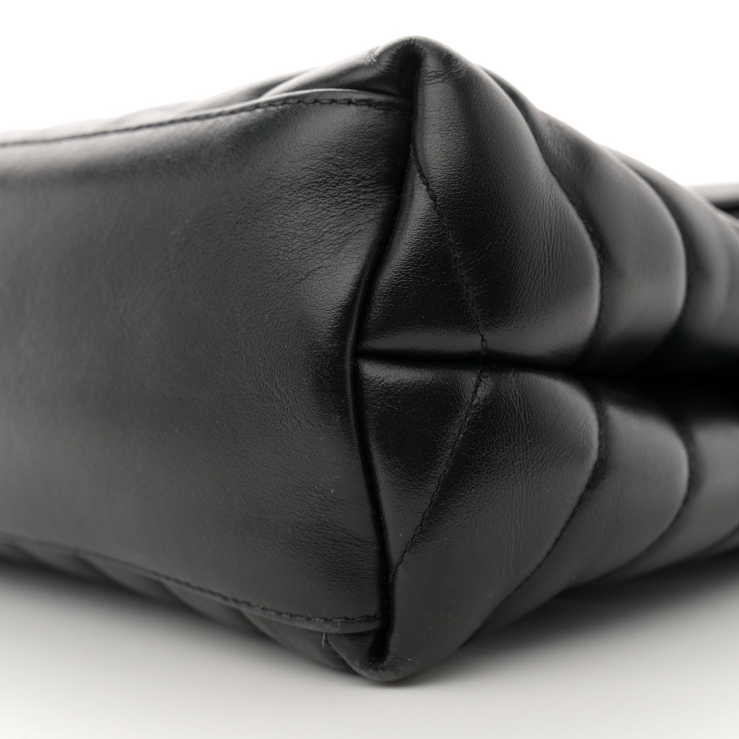 Saint Laurent Calfskin Y Quilted Monogram Monochrome Medium Loulou Chain Satchel Black 10 of 13