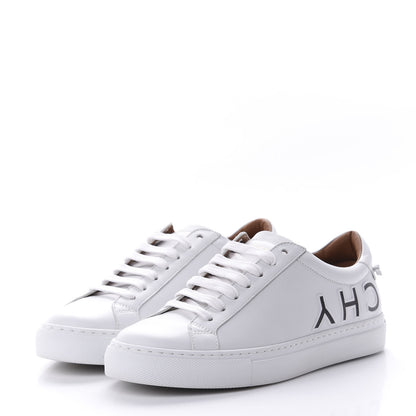 Givenchy Calfskin Reverse Logo Womens Urban Street Sneakers 37 White 3 of 8