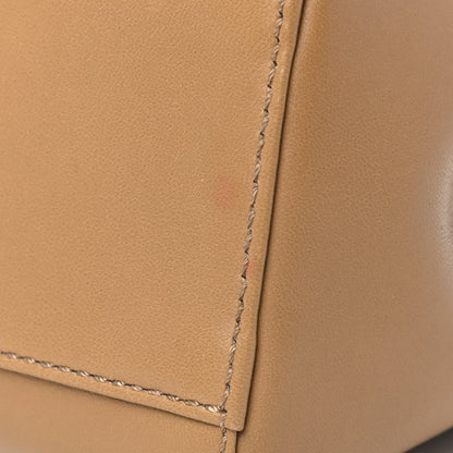 Fendi Nappa Colorblock Mini Peekaboo Iconic Satchel Cuoio Ceruleo Fiamma 12 of 14