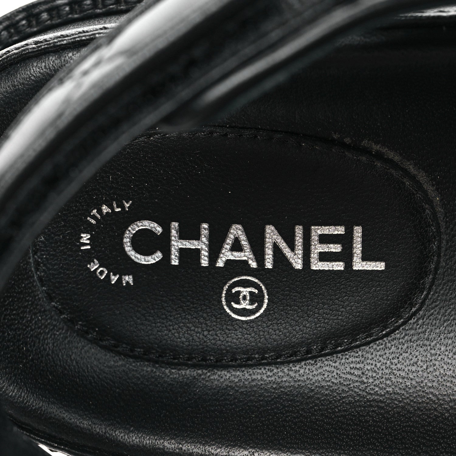 Chanel Lambskin Quilted Velcro Dad Sandals 37.5 So Black 7 of 9