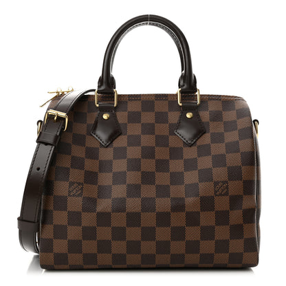Louis Vuitton Damier Ebene Speedy Bandouliere 25 1 of 10