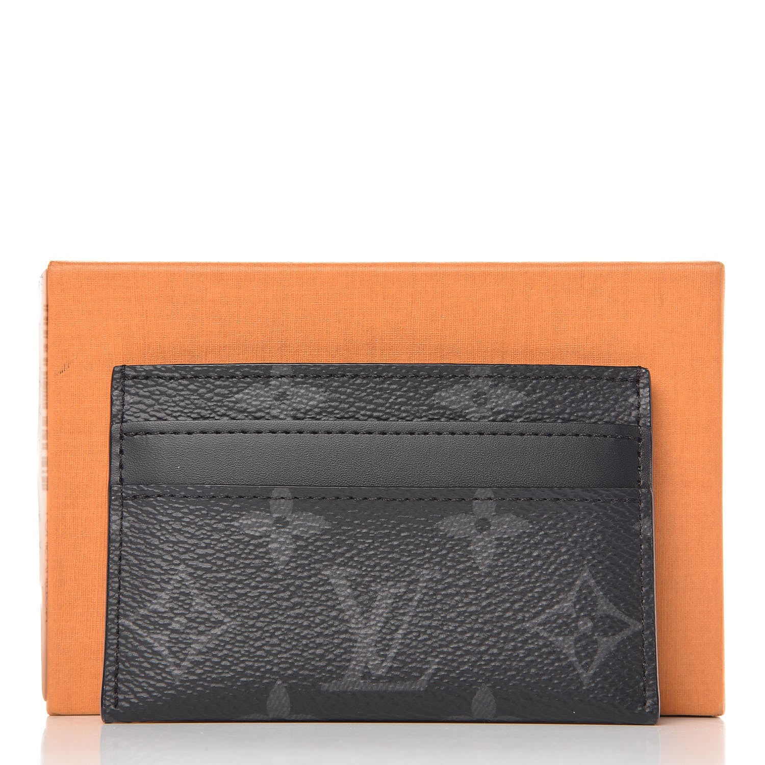 Louis Vuitton Monogram Eclipse Porte-Cartes Double Card Holder 7 of 7