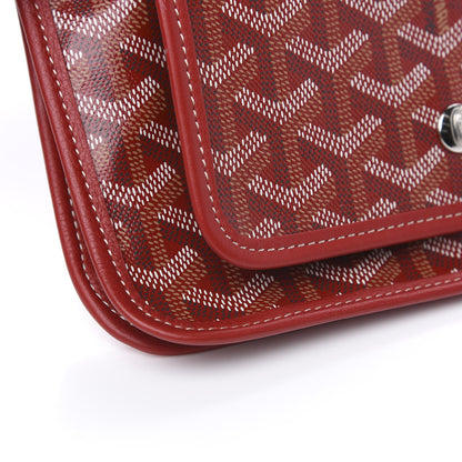 Goyard Goyardine Plumet Wallet Clutch Red 8 of 9