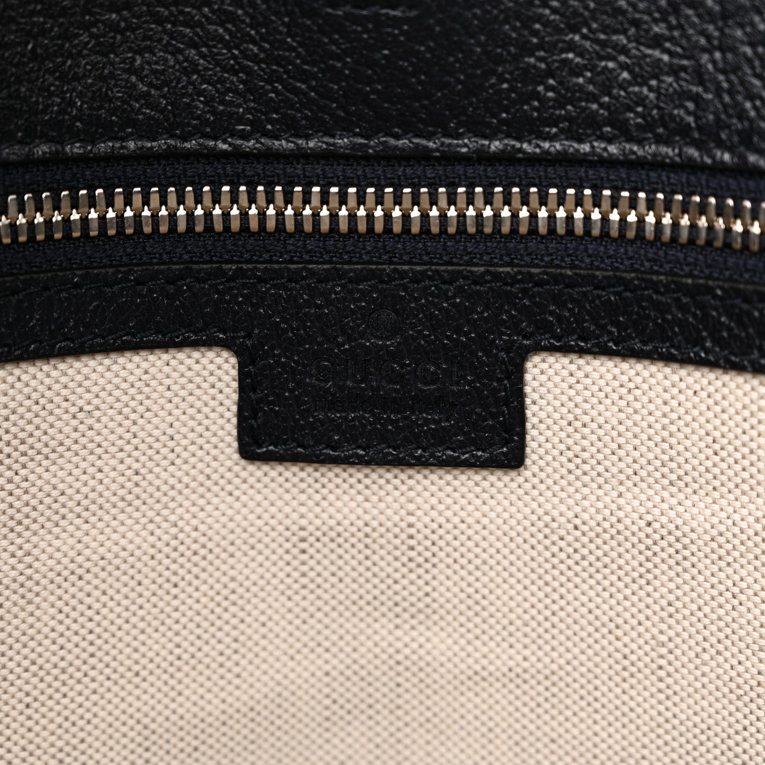Gucci GG Supreme Monogram Textured Dollar Calfskin Web Medium Retro Interlocking G Vertical Tote Bag Beige Blue 6 of 11