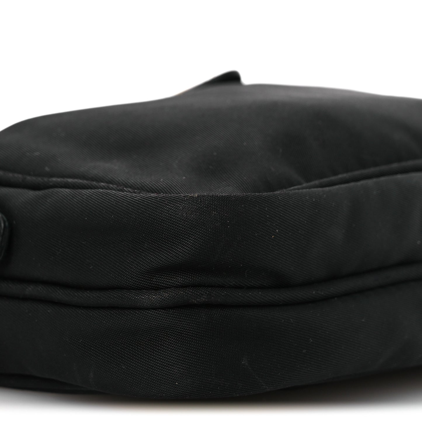 Nylon Saffiano Double Zip Camera Bag Black