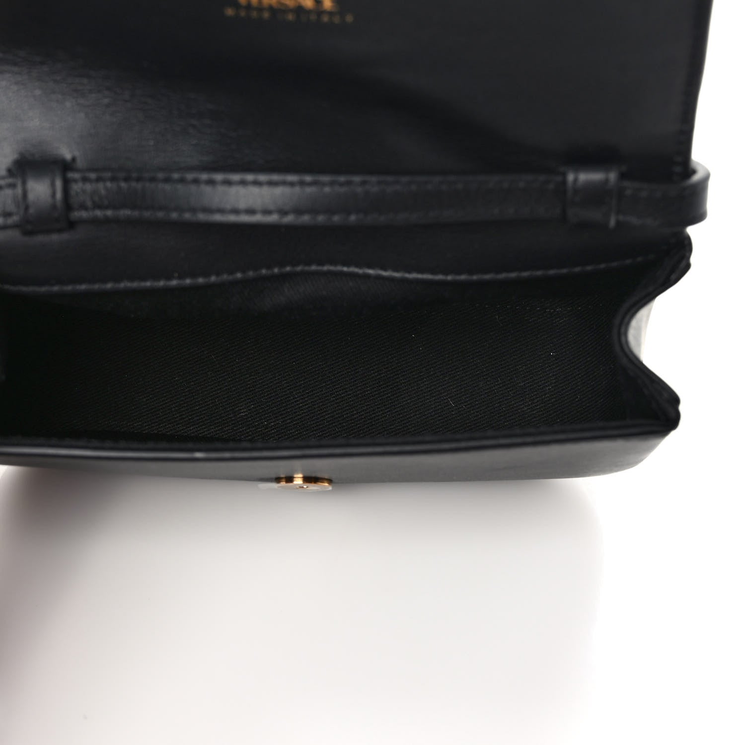Versace Vitello Virtus Crossbody Black 5 of 8