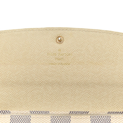 Louis Vuitton Damier Azur Emilie Wallet 6 of 12