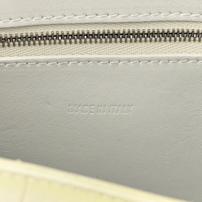 Balenciaga Extra Supple Calfskin Crocodile Embossed XS Downtown Shoulder Bag White 7 of 17