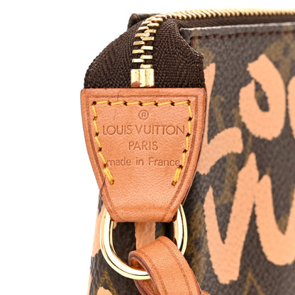 Louis Vuitton Monogram Graffiti Pochette Accessories Peach 6 of 10