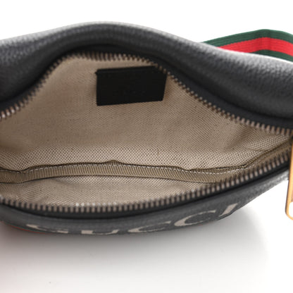 Gucci Grained Calfskin Small Logo Belt Bag Black 5 of 10