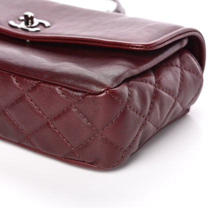 Chanel Calfskin Medium Flap Bag Dark Red 9 of 11