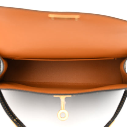 Hermes Epsom Horseshoe Mini Kelly Sellier 20 Black Natural Sable 5 of 12