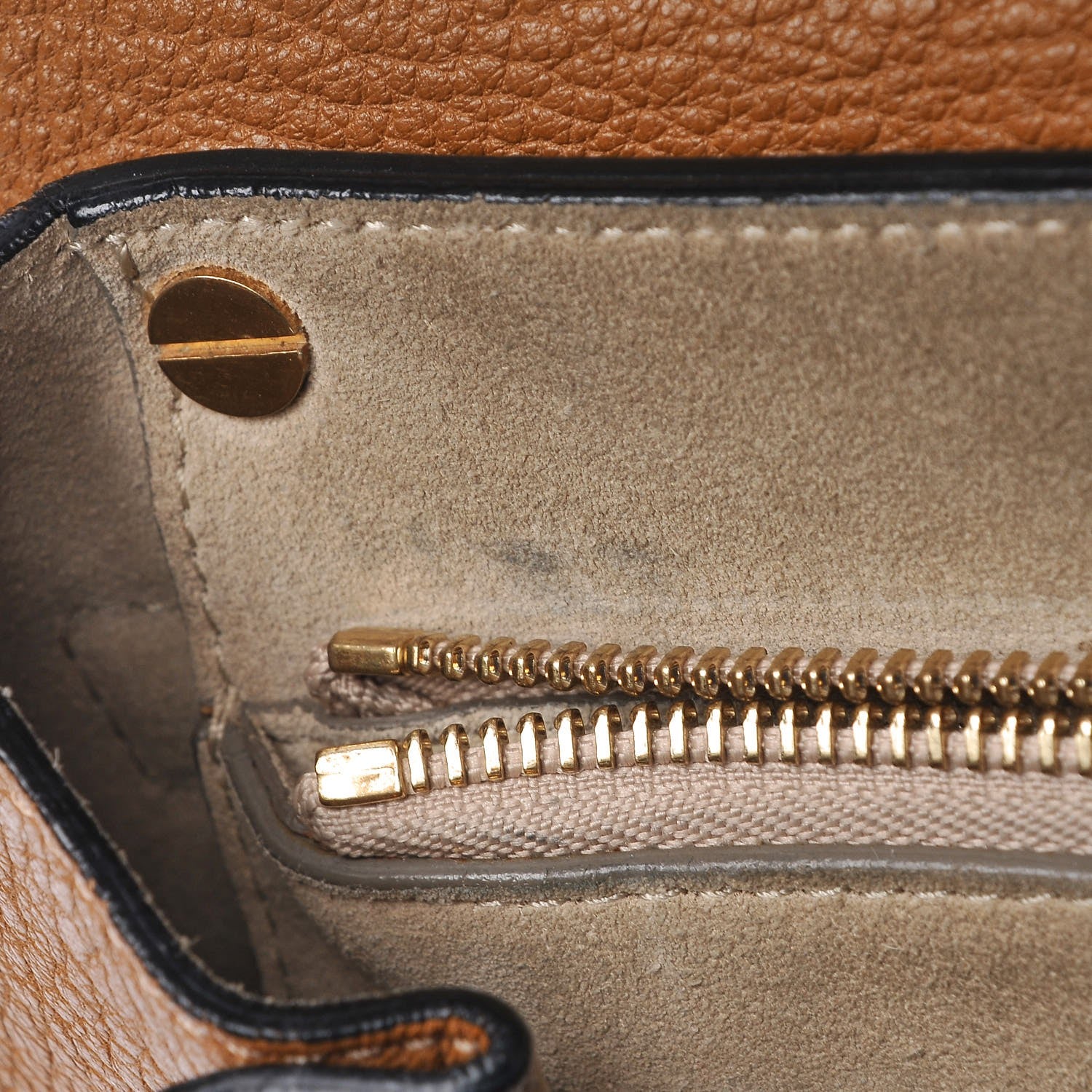 Chloe Grained Lambskin Large Drew Shoulder Bag Caramel 9 of 14