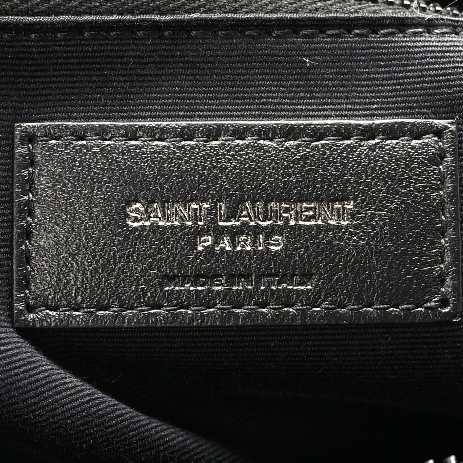 Saint Laurent Calfskin Y Quilted Monogram Monochrome Medium Loulou Chain Satchel Black 6 of 8