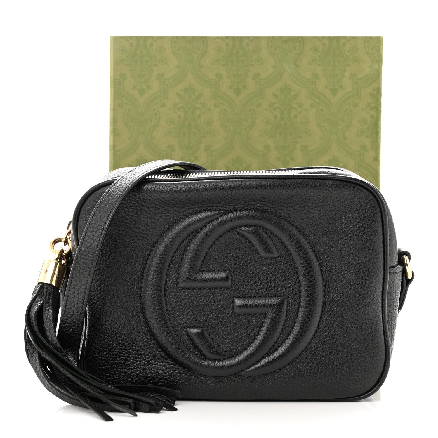 Gucci Pebbled Calfskin Small Soho Disco Bag Black 12 of 12