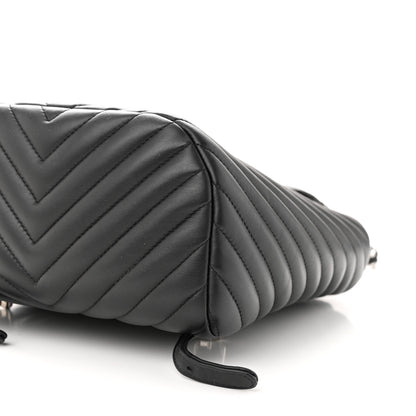Chanel Lambskin Chevron Quilted Small Urban Spirit Backpack Black 10 of 10