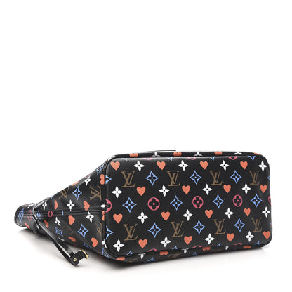 Louis Vuitton Game On Neverfull MM Black 4 of 10