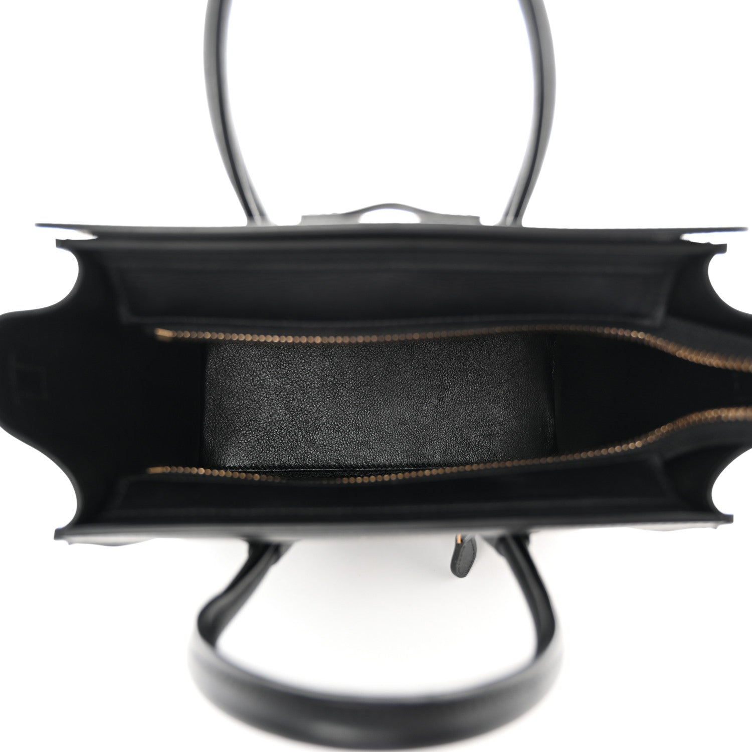 Celine Smooth Calfskin Nano Luggage Black 5 of 13