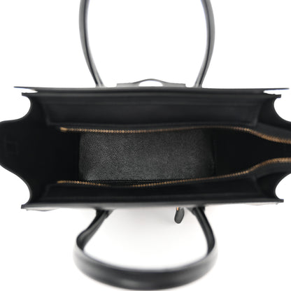 Celine Smooth Calfskin Nano Luggage Black 5 of 13