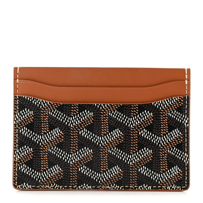 Goyard Goyardine Saint Sulpice Card Holder Black Gold 1 of 7