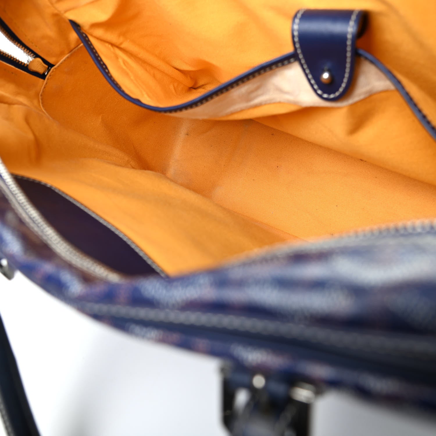 Goyard Goyardine Ambassade MM Briefcase Navy 725722 – FASHIONPHILE
