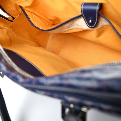 Goyard Goyardine Ambassade MM Briefcase Navy 10 of 10
