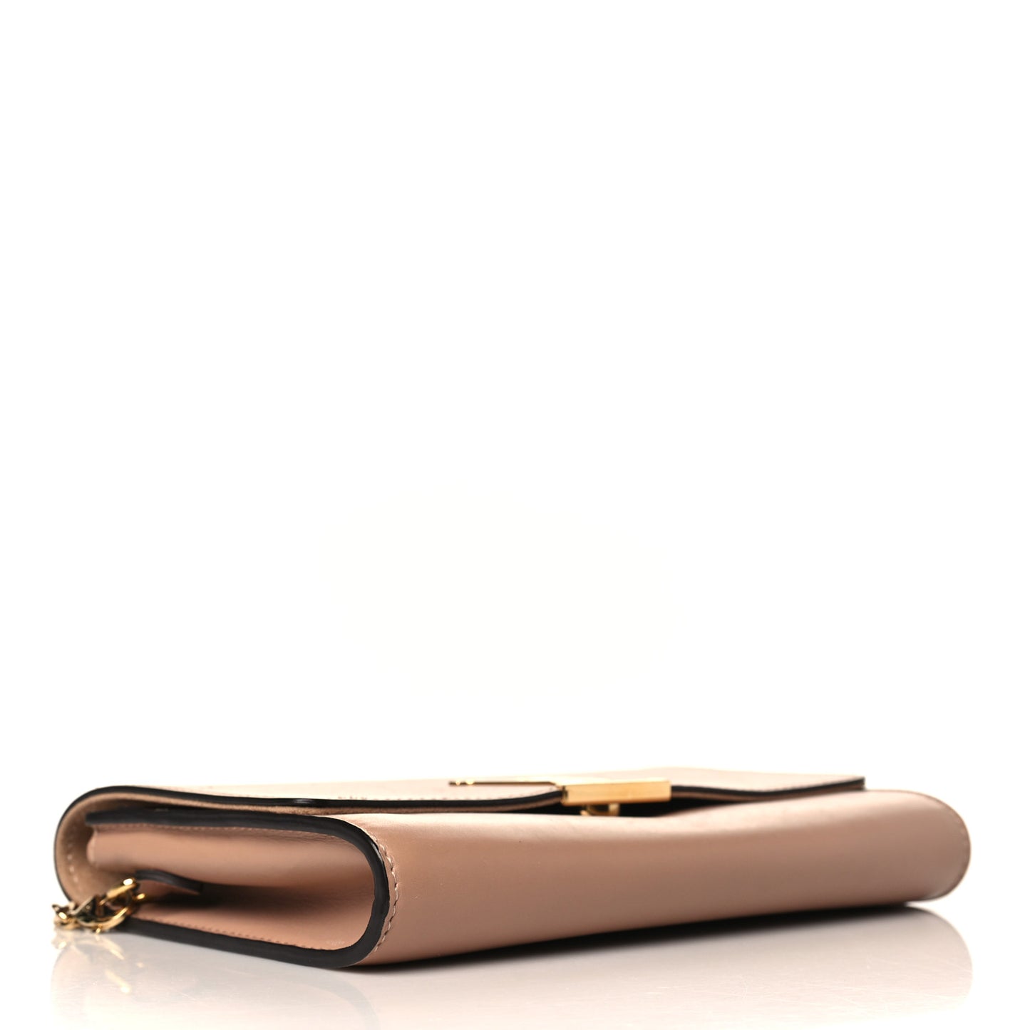 Calfskin Chain Louise GM Nude