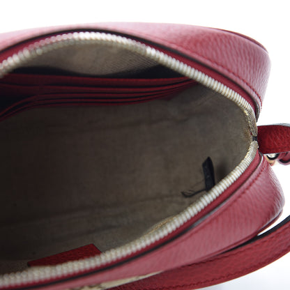 Gucci Monogram Mini Bree Messenger Bag Red 4 of 11