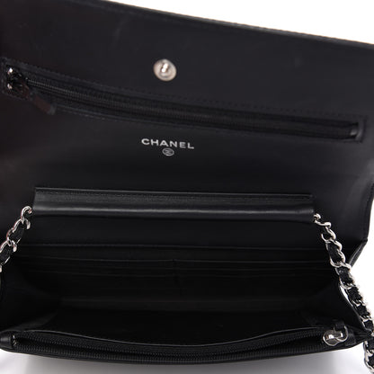 Chanel Caviar Timeless CC Wallet On Chain WOC Black 5 of 11