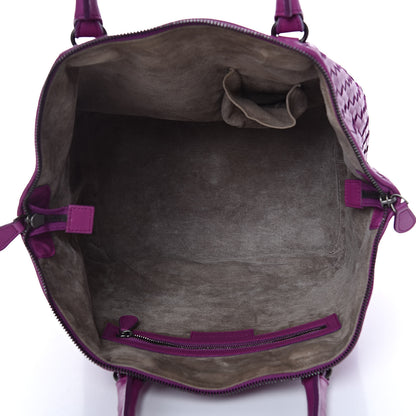 Bottega Veneta Nappa Intrecciato Top Handle Tote Orchid 5 of 10