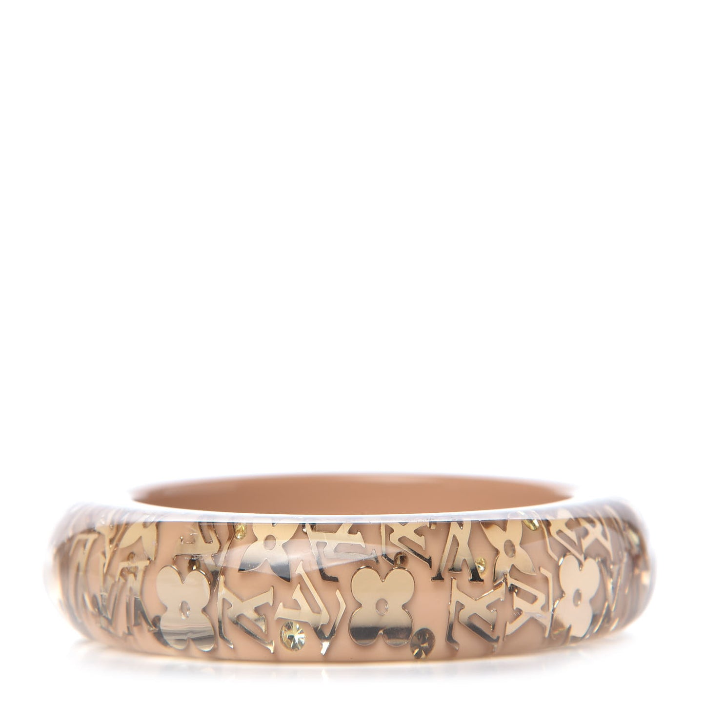 Resin Swarovski Medium Inclusion Bracelet GM Nacre