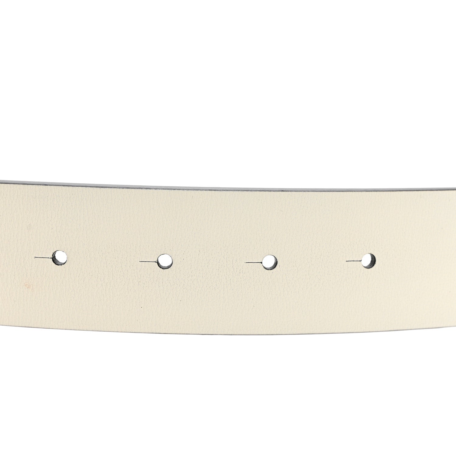 Chanel Calfskin CC Reversible Belt 95 Black White 4 of 5