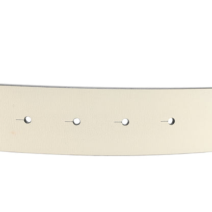 Chanel Calfskin CC Reversible Belt 95 Black White 4 of 5
