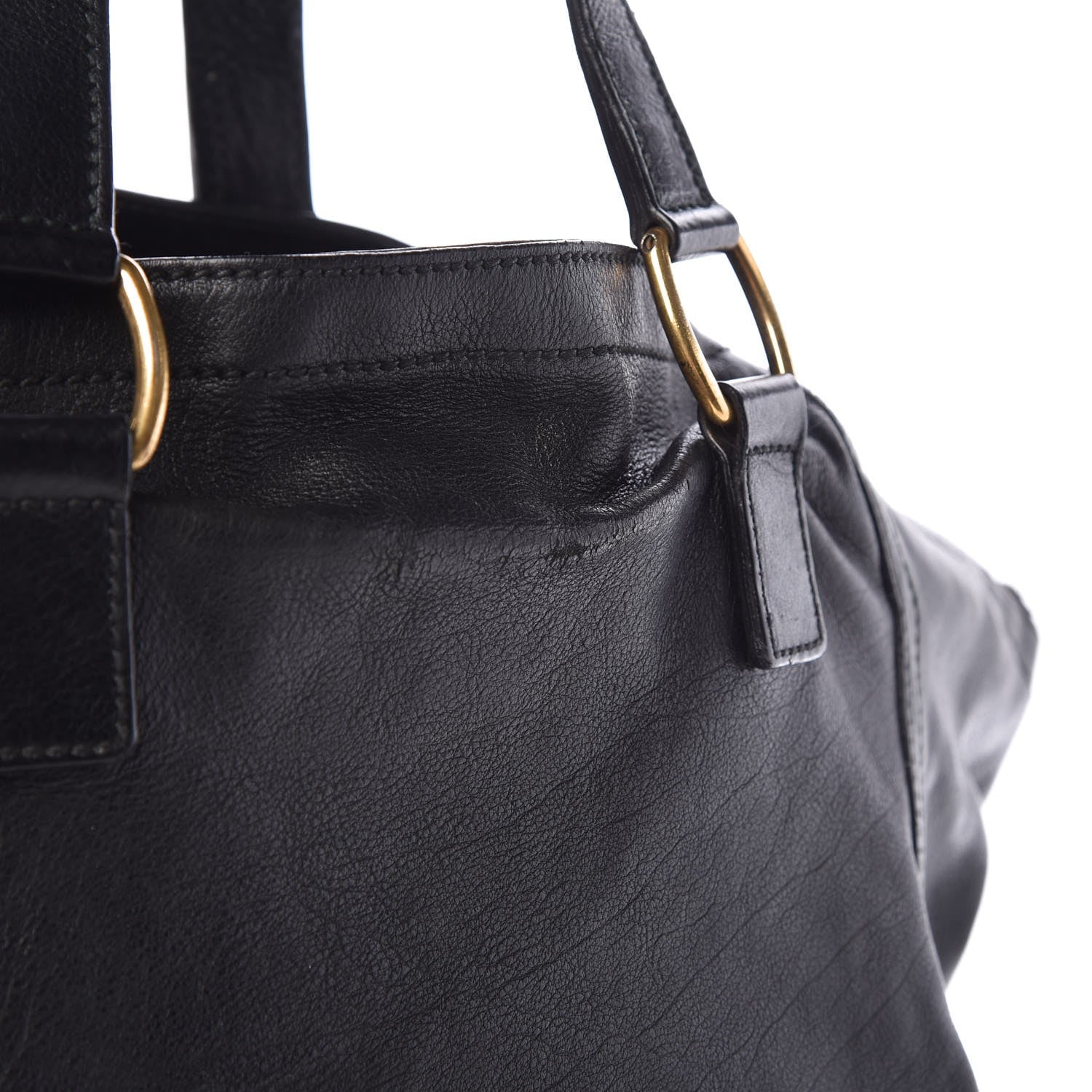 Saint Laurent Calfskin Medium Downtown Black 9 of 12
