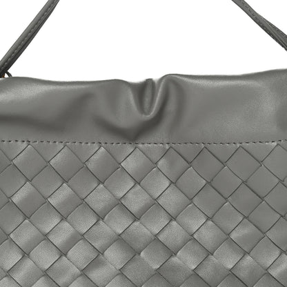 Bottega Veneta Nappa Intrecciato Dustbag Notte Shoulder Bag Basalt 8 of 10