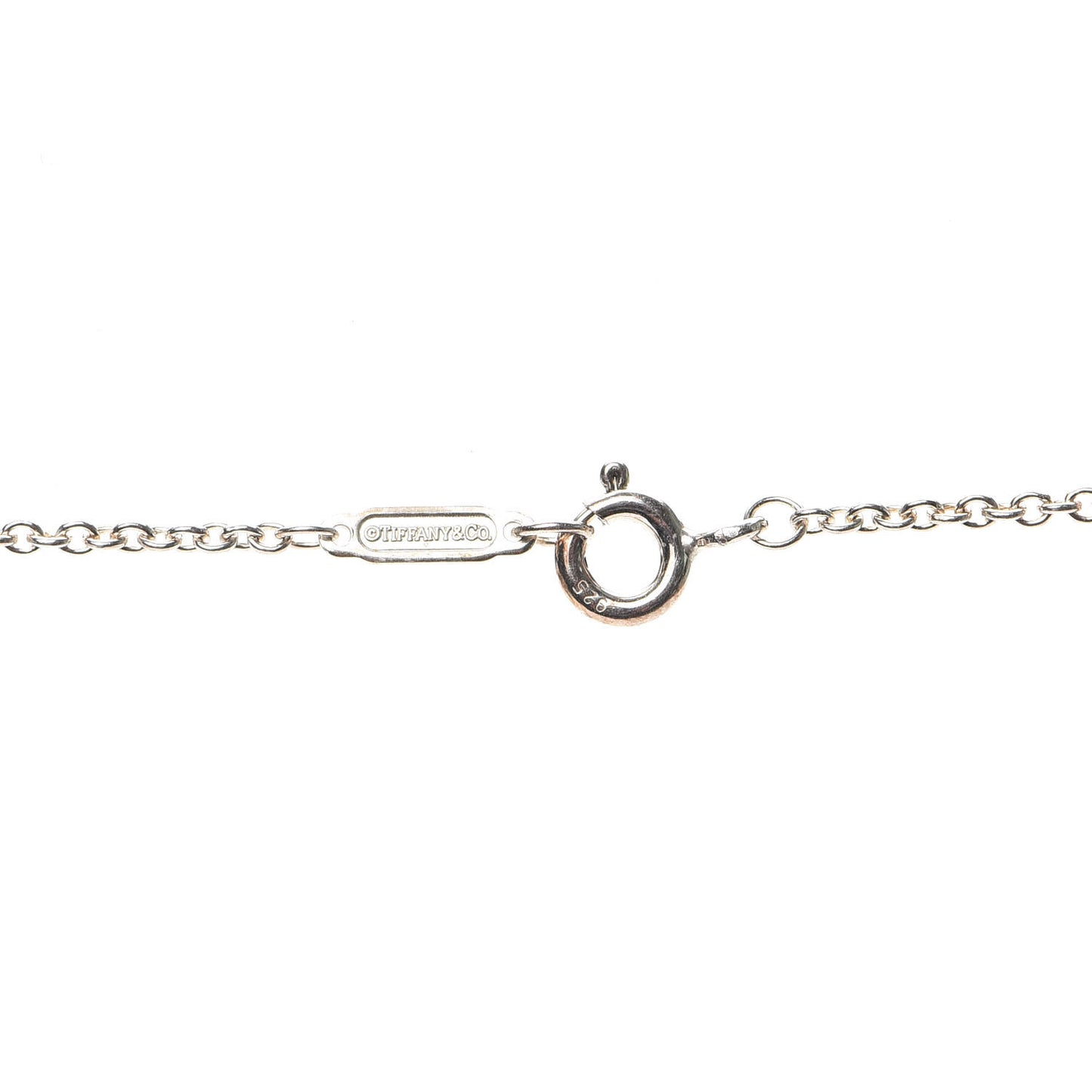 Sterling Silver Open Ring Pendant Necklace
