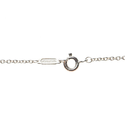 Tiffany Sterling Silver Open Ring Pendant Necklace 5 of 7