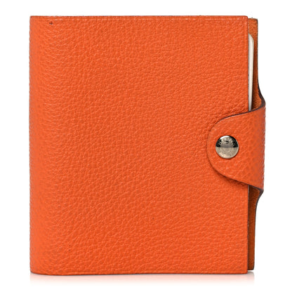 Hermes Togo Ulysse Mini Notebook Orange 1 of 10