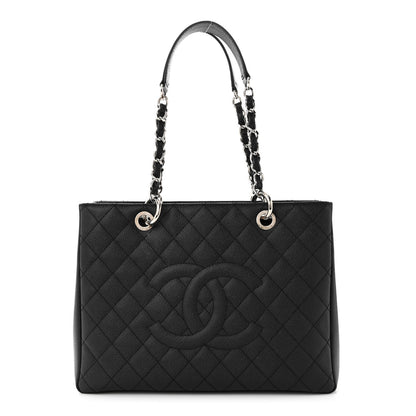 Chanel Caviar Quilted Grand Shopping Tote GST Black 1 of 13