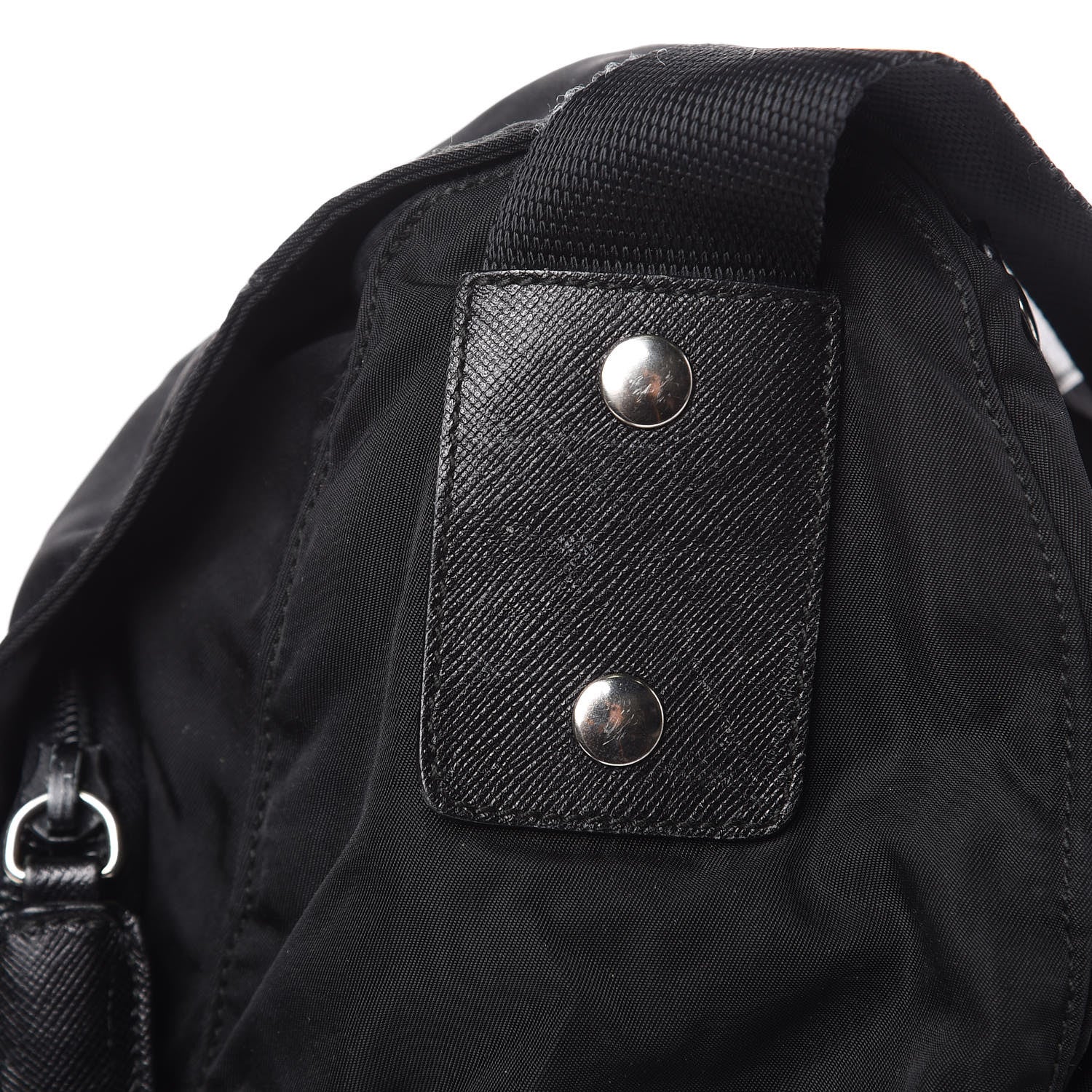 Prada Nylon Vela Messenger Bag Black 15 of 17