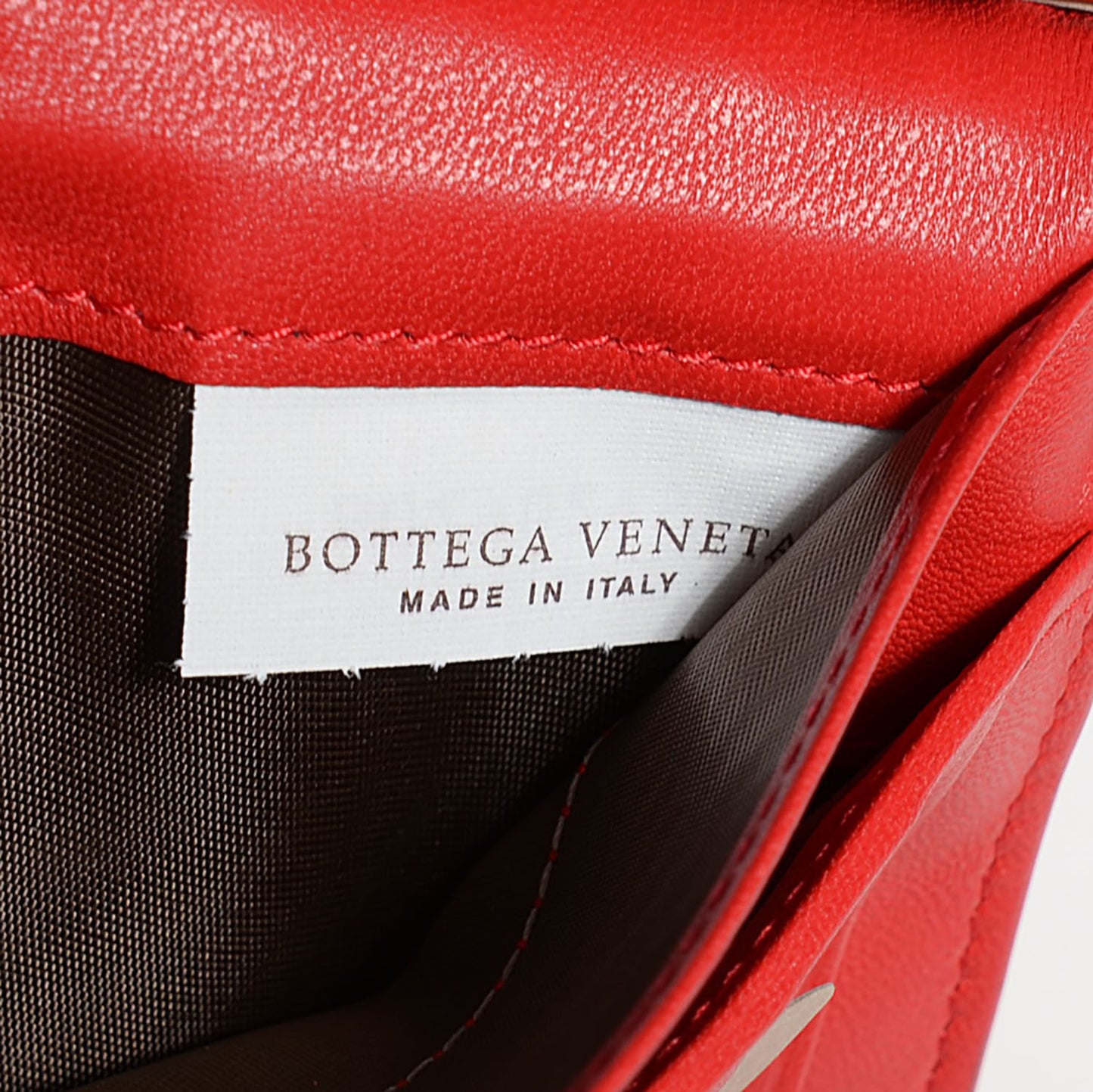 Nappa Intrecciato Continental Wallet New Red