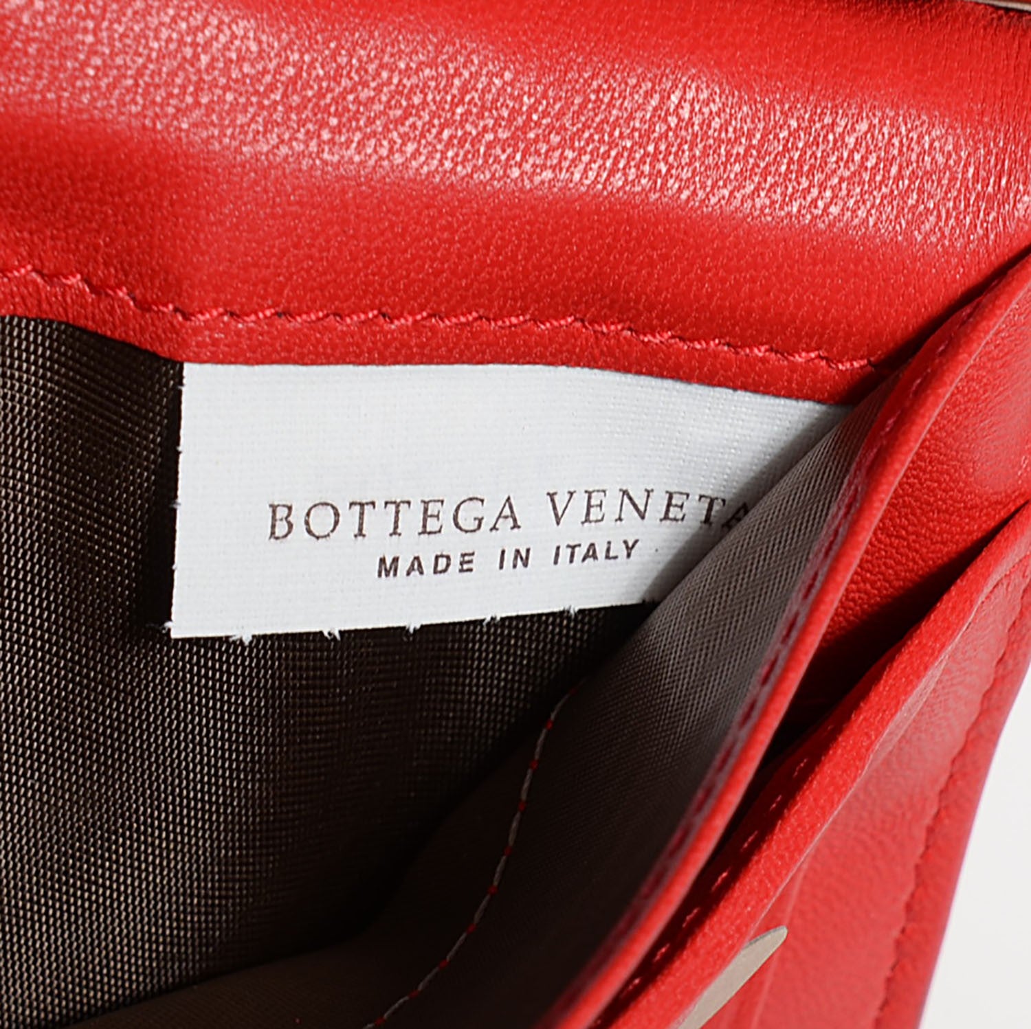 Bottega Veneta Nappa Intrecciato Continental Wallet New Red 9 of 9