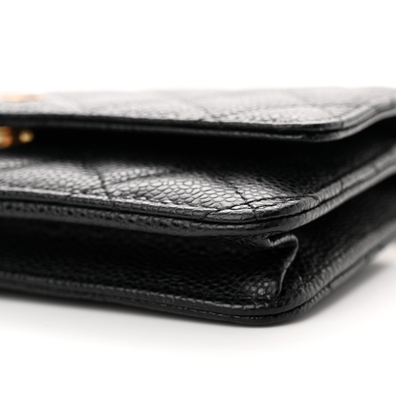Chanel Caviar Quilted Wallet on Chain WOC Black 11 of 12