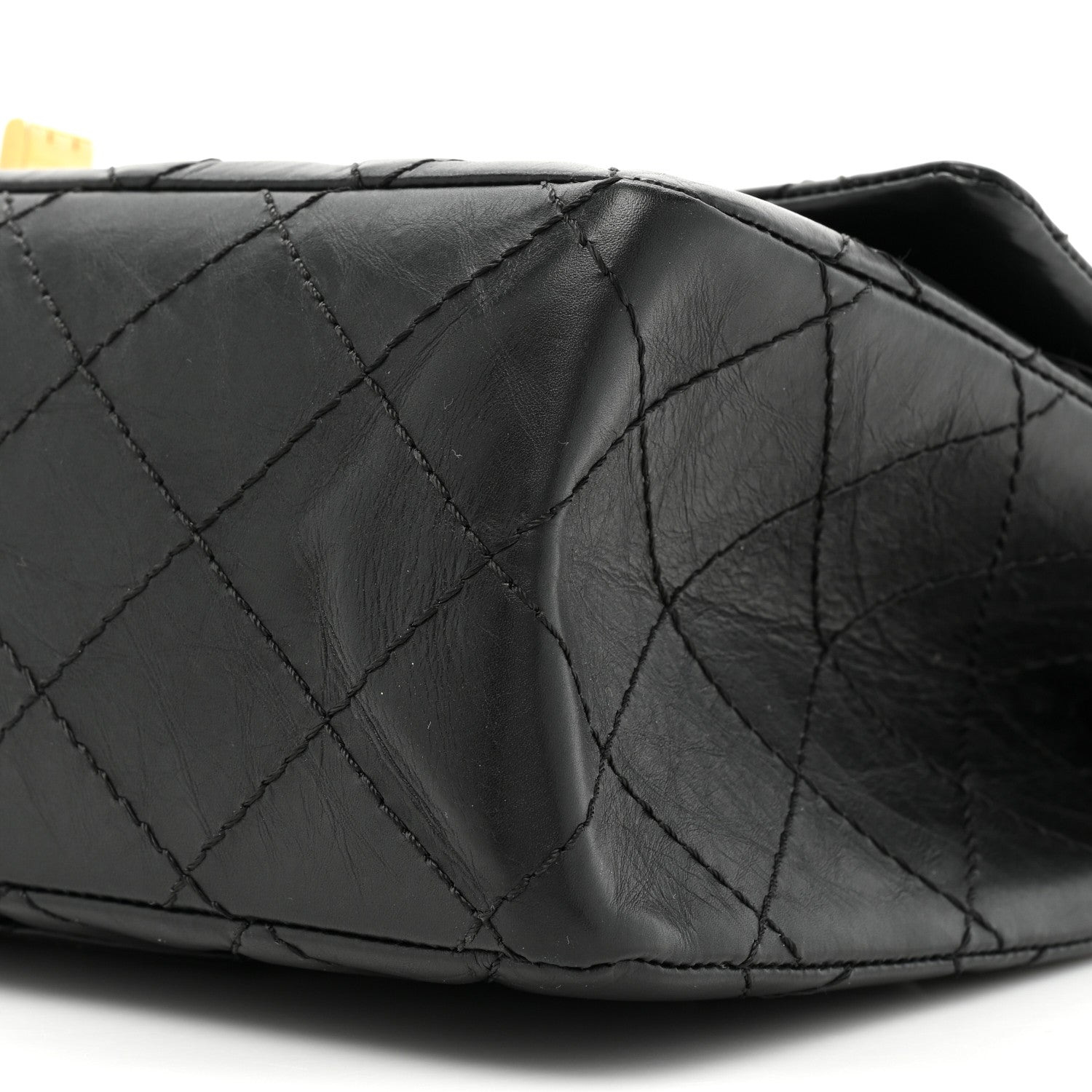 Chanel Aged Calfskin Quilted 2.55 Reissue 226 Flap Black 9 of 12