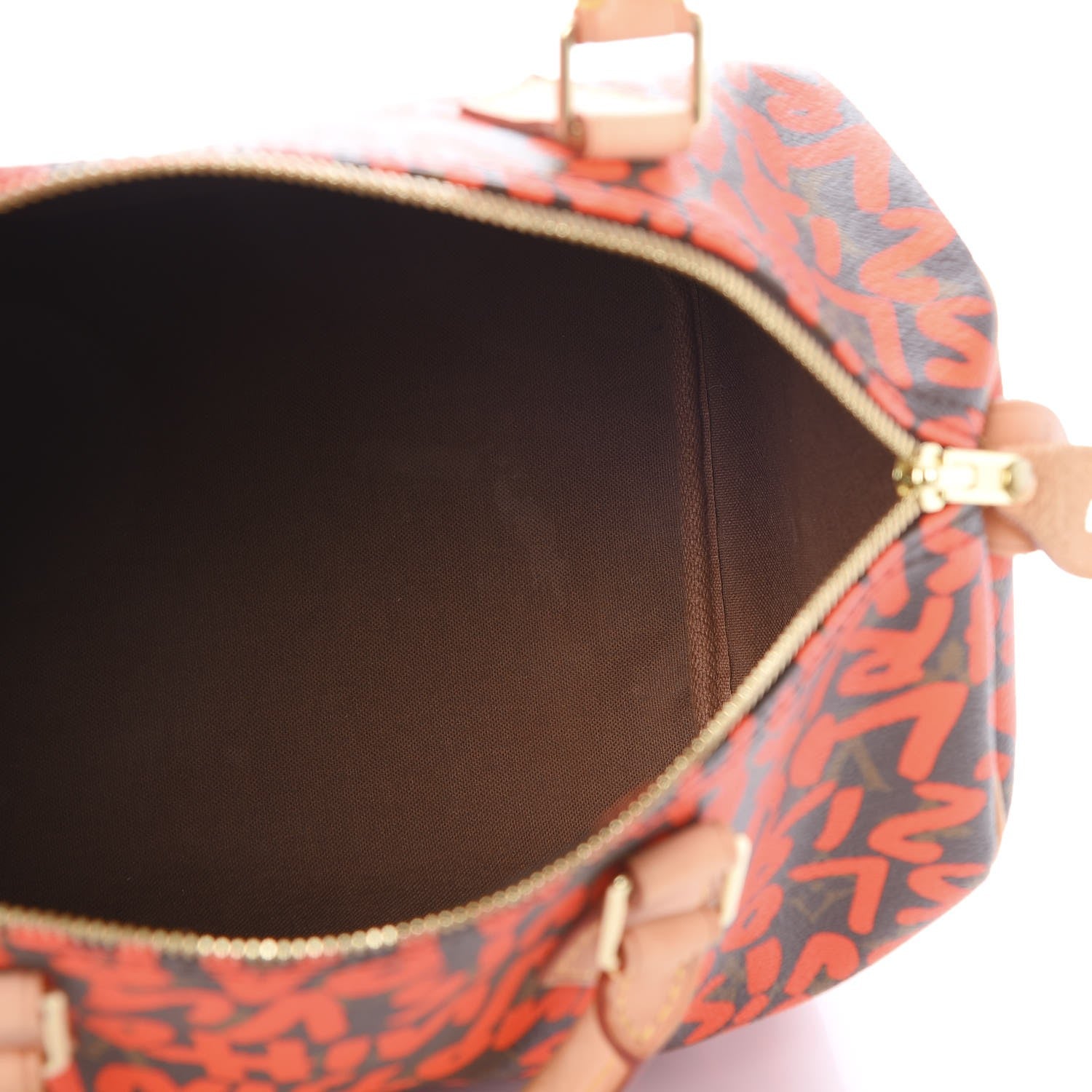 Louis Vuitton Monogram Graffiti Speedy 30 Orange 10 of 12