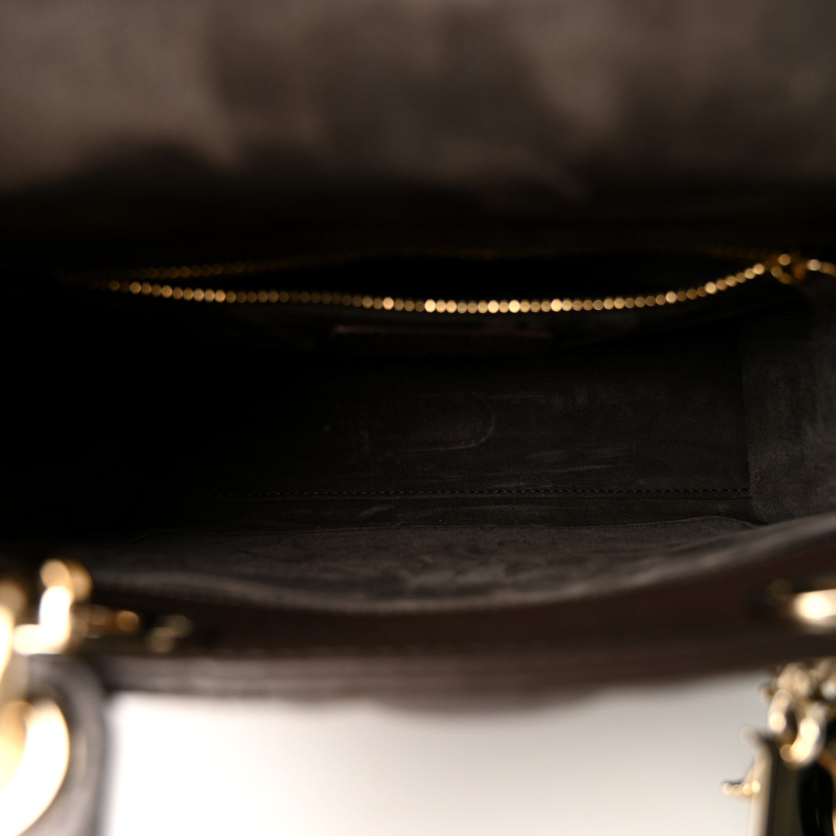 Christian Dior Lambskin Cannage Small My ABCDior Lady Dior Dark Chocolate 5 of 10