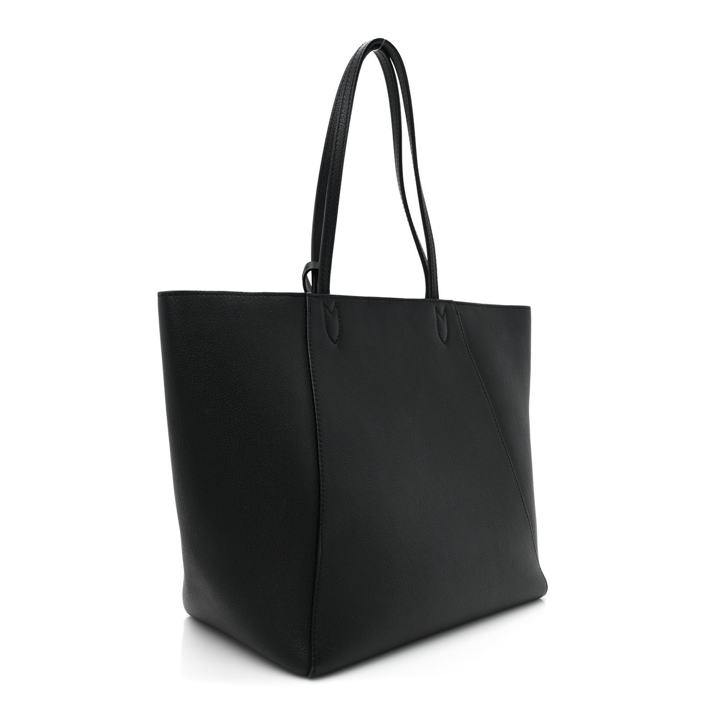Calfskin Lockme Cabas Black