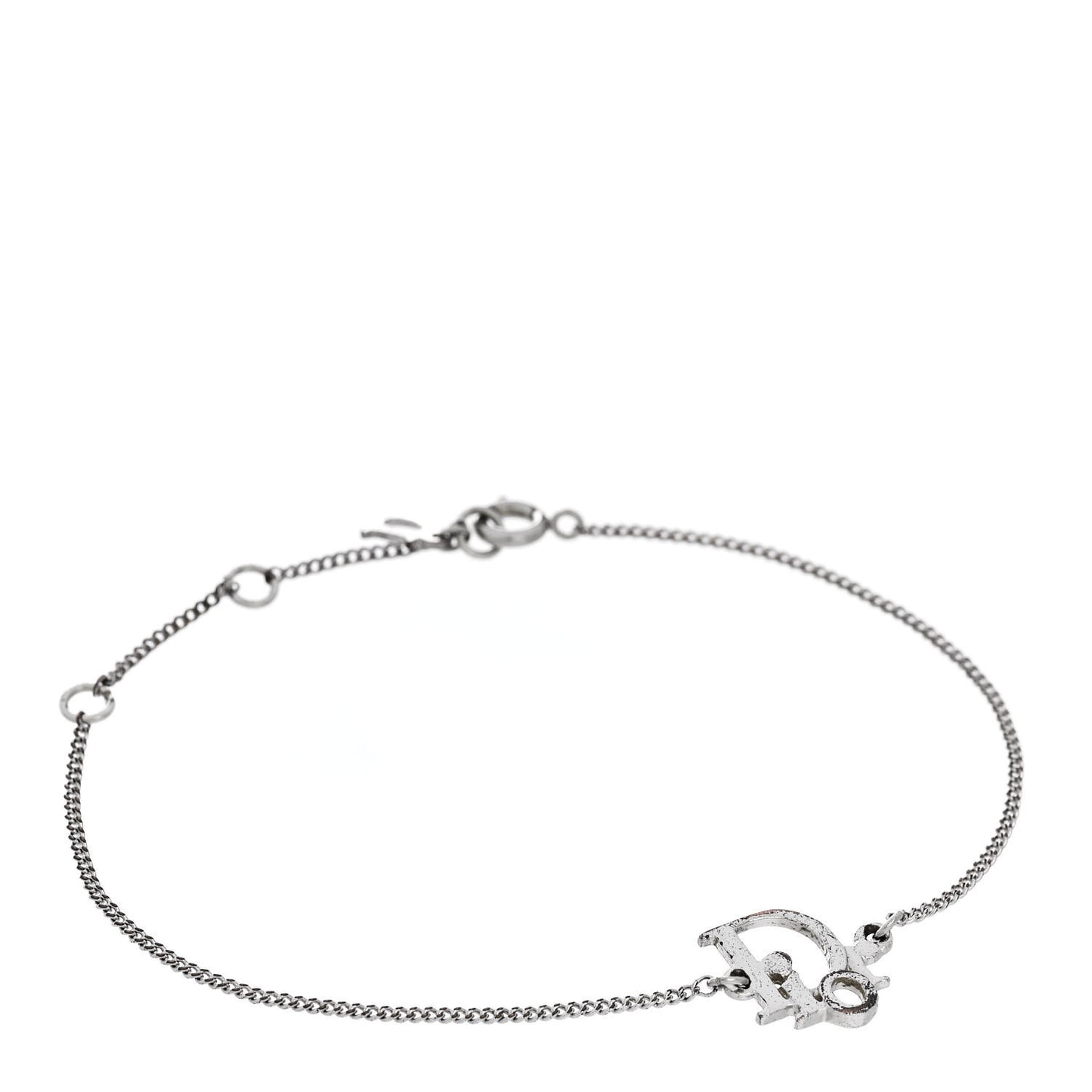 Metal Logo Bracelet Silver